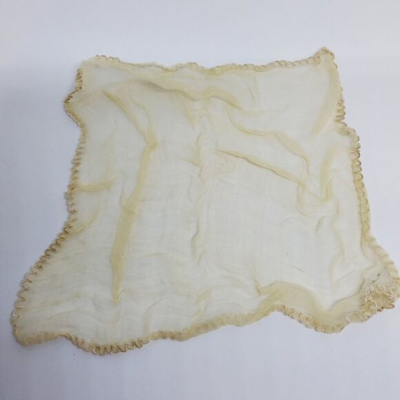 Vintage Tan Handkerchief  - Picture 6 of 10